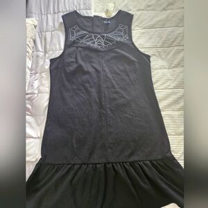 American Eagle Black Sleeveless Dress with Studded Design Size L NWT